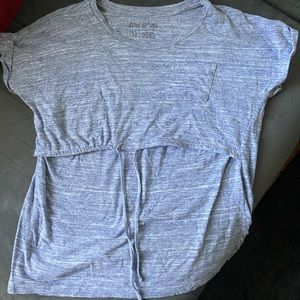 Latched Mama drawstring cotton tee